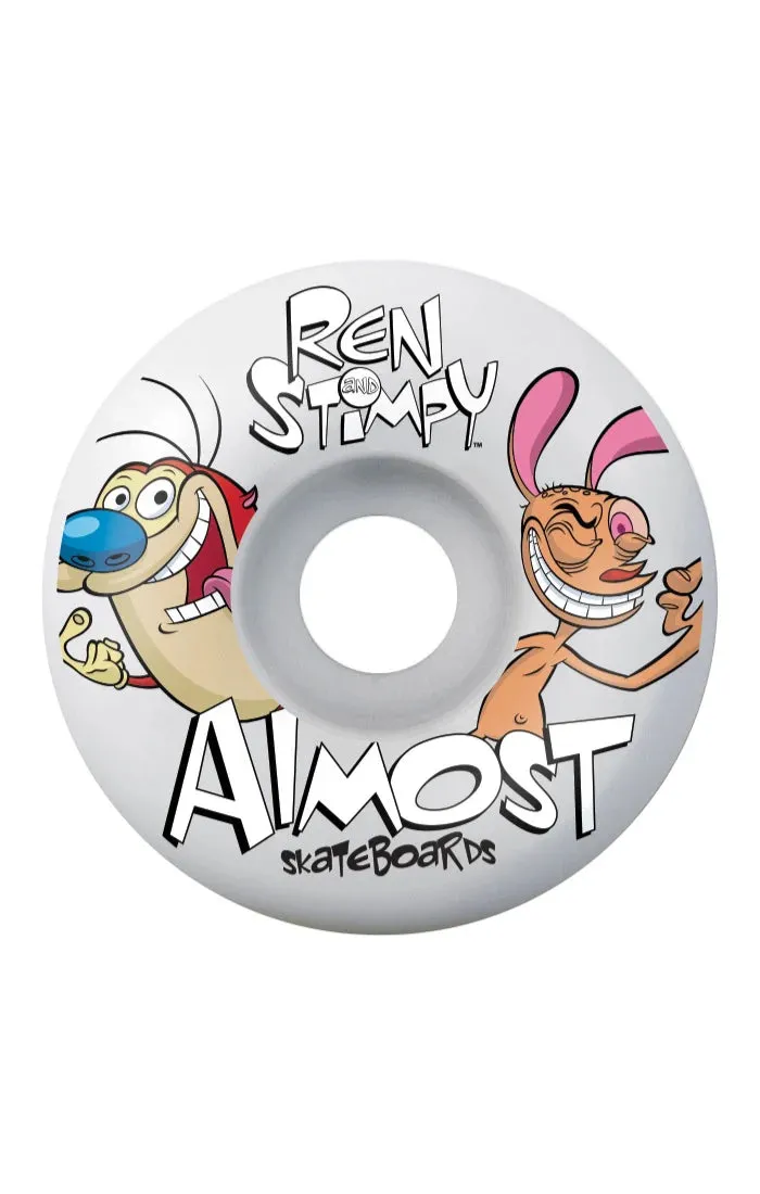 Almost Ren & Stimpy Boxed Premium Blue 8" Complete Skateboard