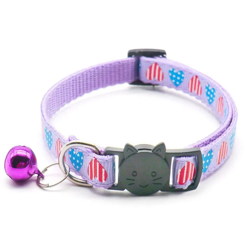 Big Heart Breakaway Safety Cat Collar