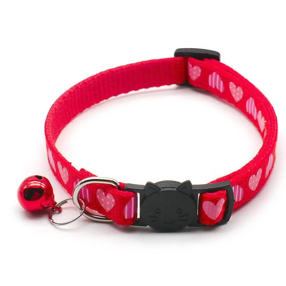 Big Heart Breakaway Safety Cat Collar