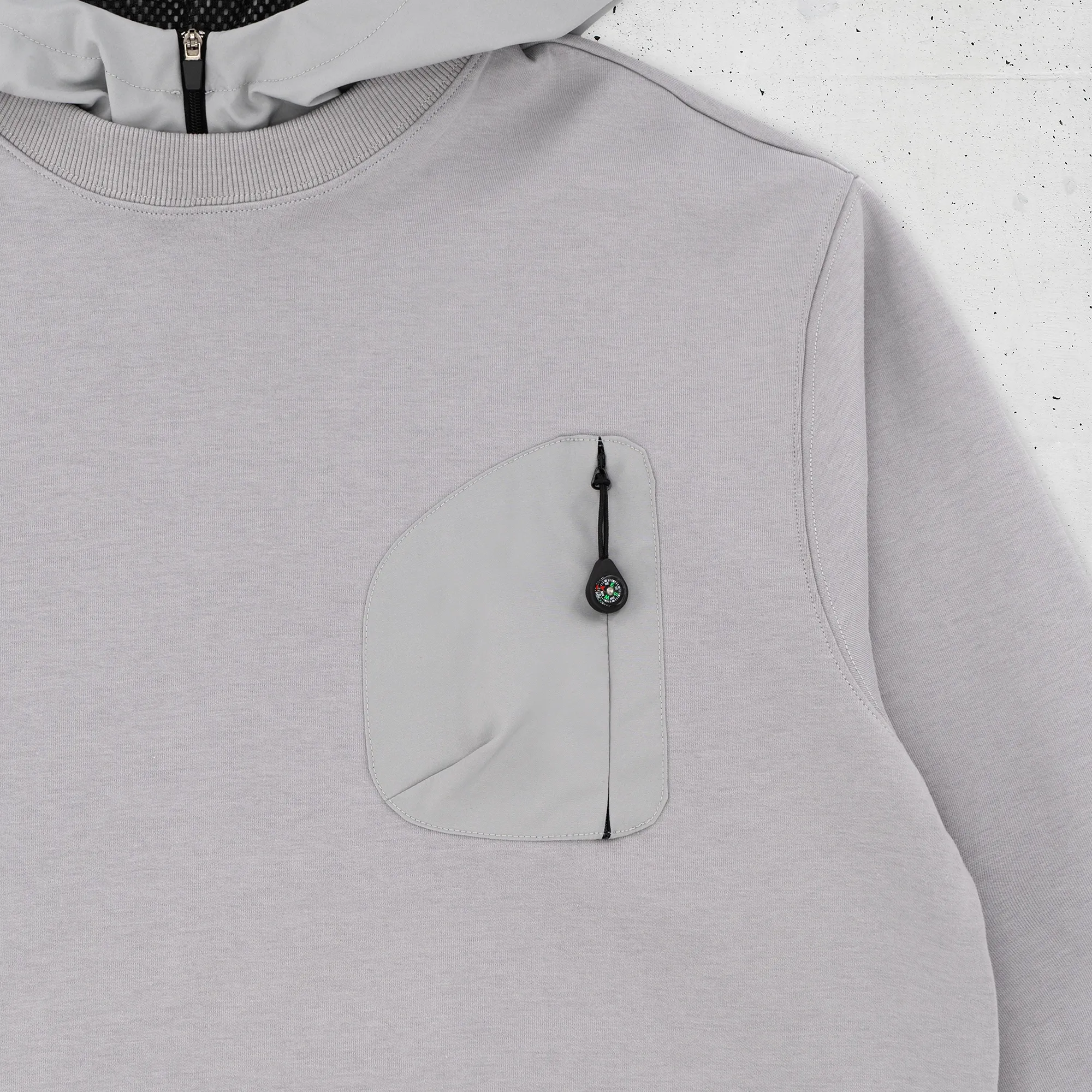 Brand collection 53 - Spliced Hoodie (grey)