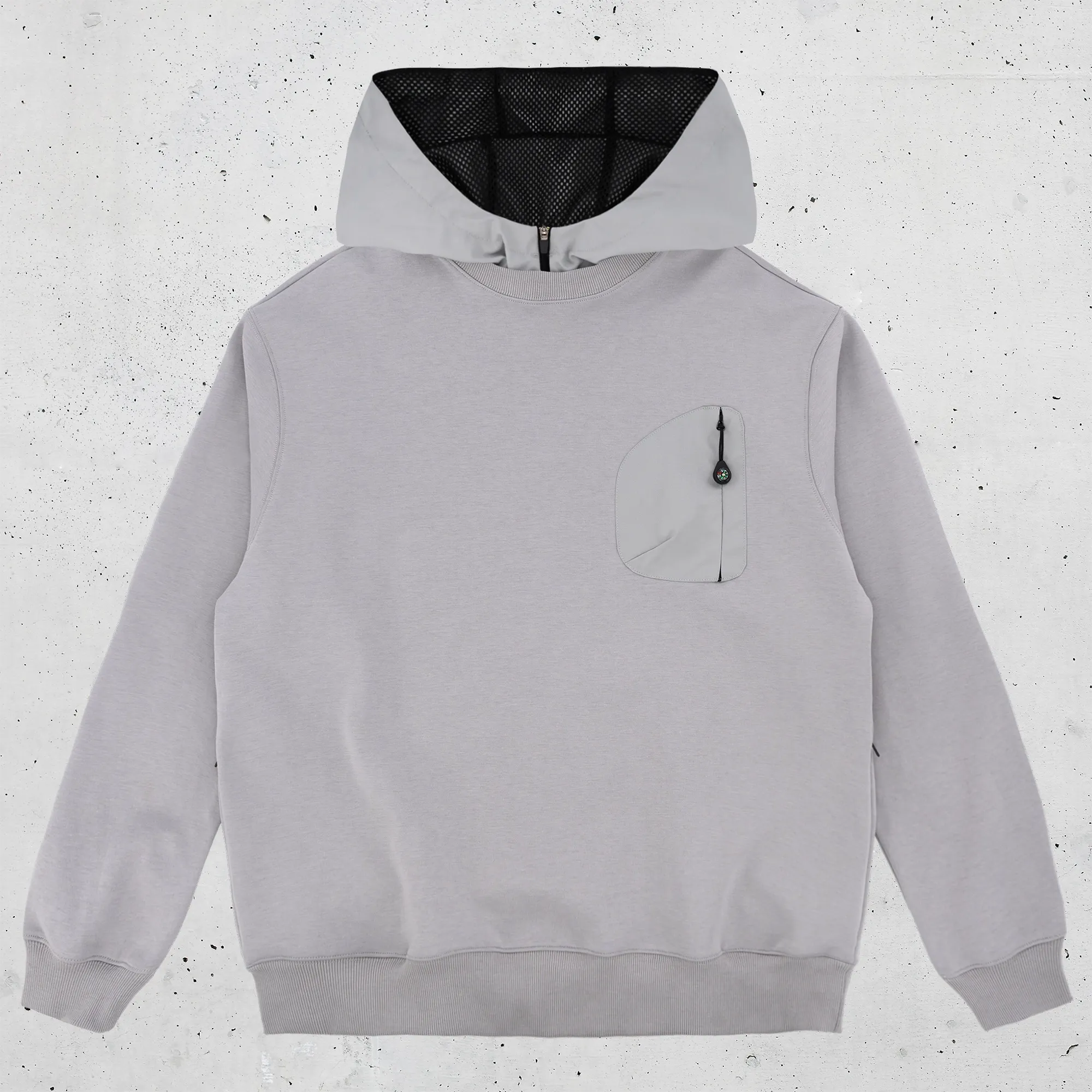 Brand collection 53 - Spliced Hoodie (grey)
