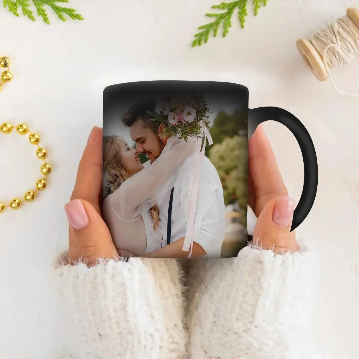 Custom Gallery of Three Heat Activated Magic Mug