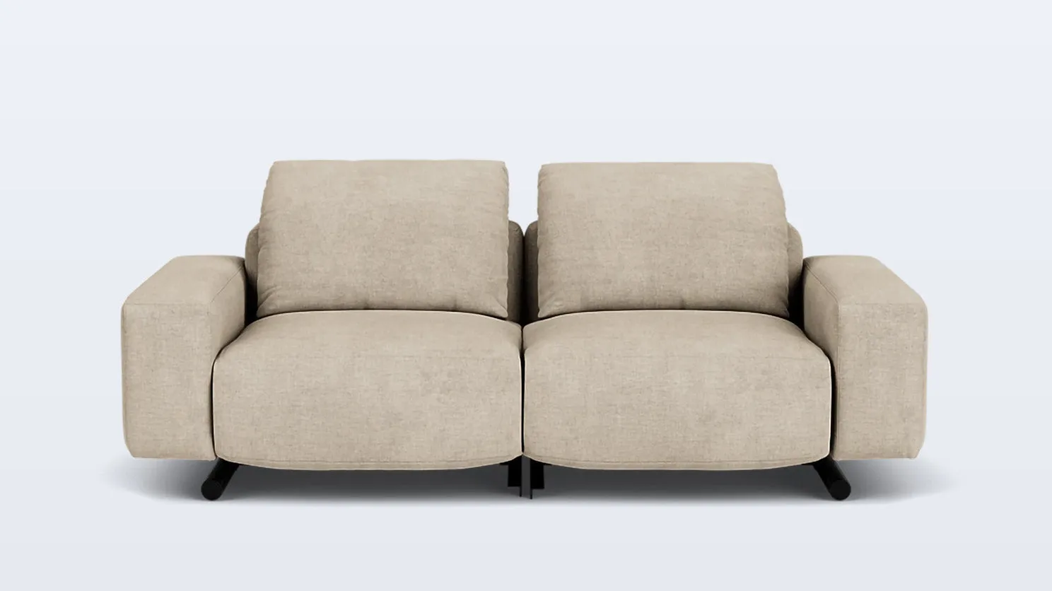 era 84" reclining sofa - fabric