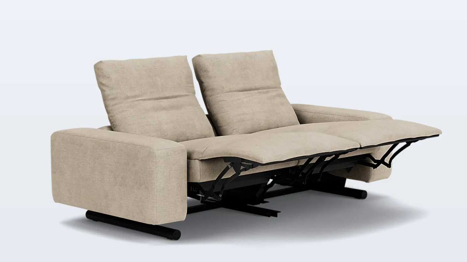 era 84" reclining sofa - fabric