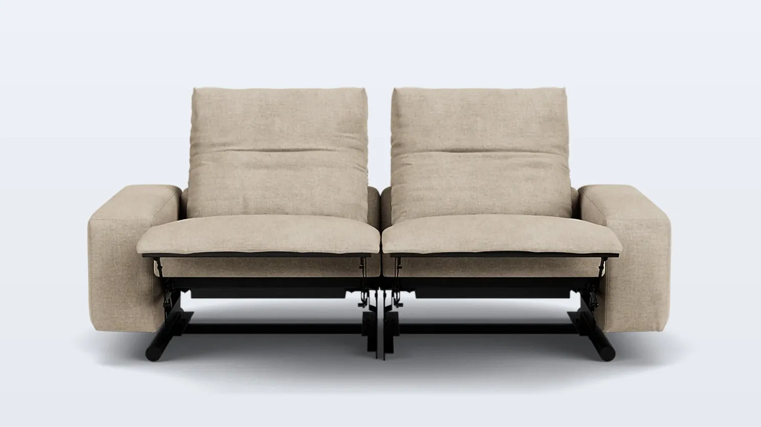 era 84" reclining sofa - fabric