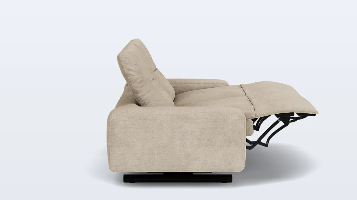 era 84" reclining sofa - fabric