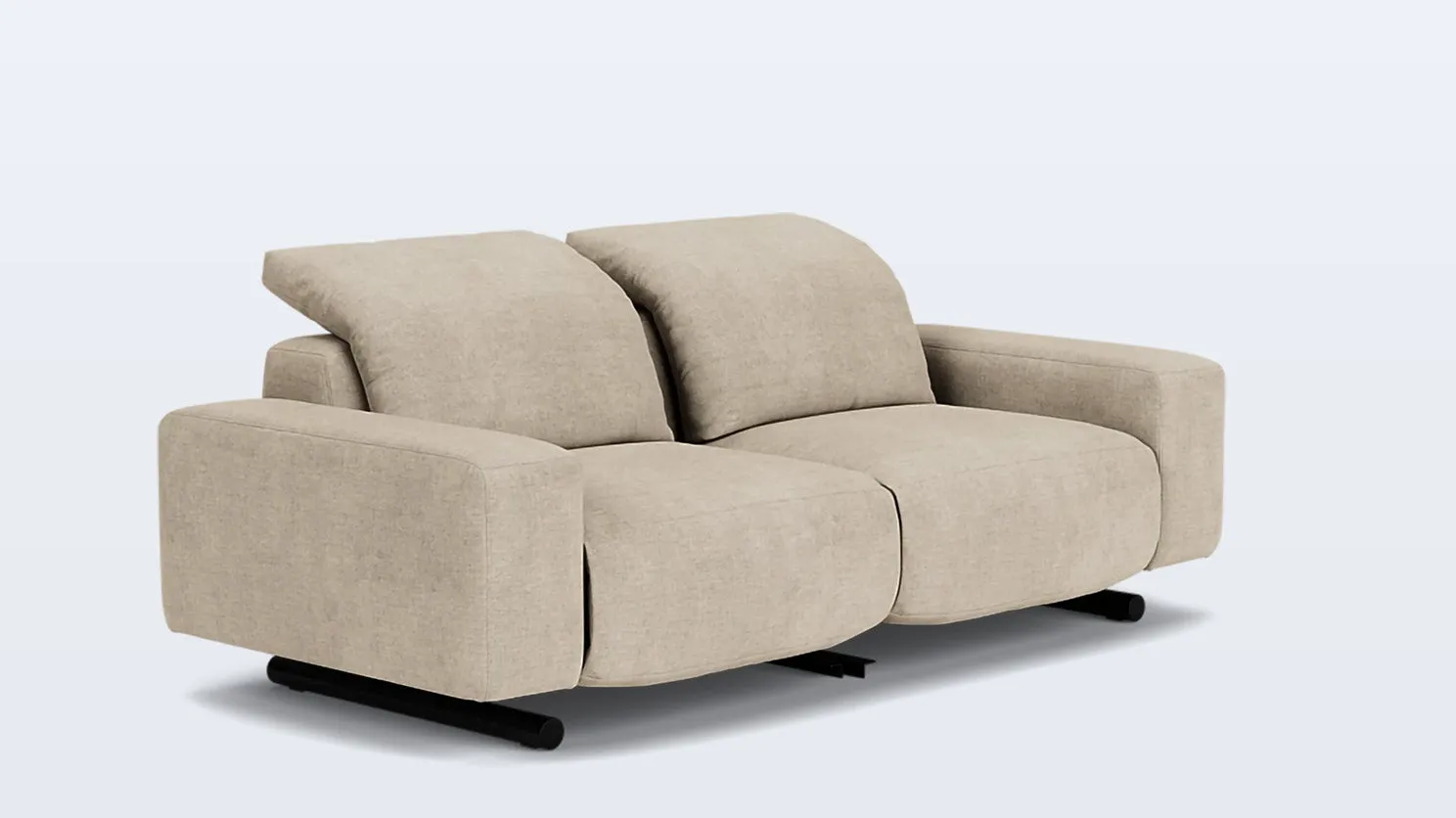 era 84" reclining sofa - fabric
