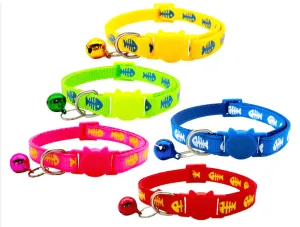 Fish Breakaway Safety Cat Collar