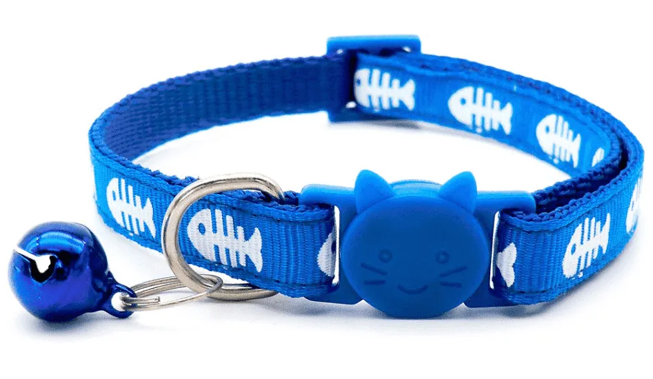 Fish Breakaway Safety Cat Collar