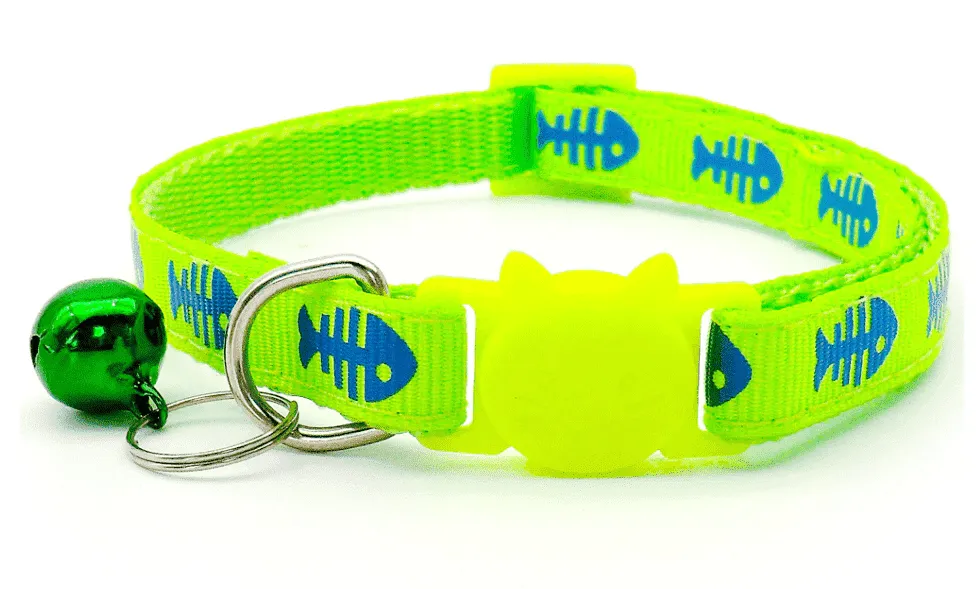 Fish Breakaway Safety Cat Collar