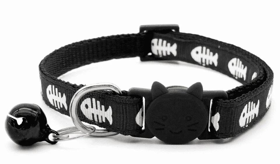Fish Breakaway Safety Cat Collar