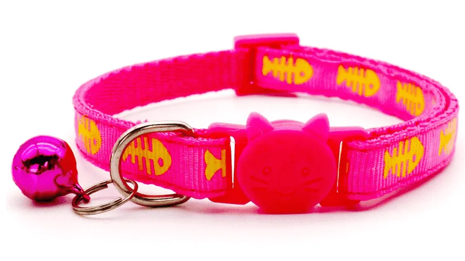 Fish Breakaway Safety Cat Collar