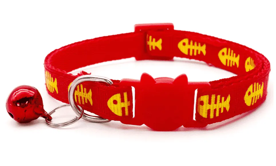 Fish Breakaway Safety Cat Collar