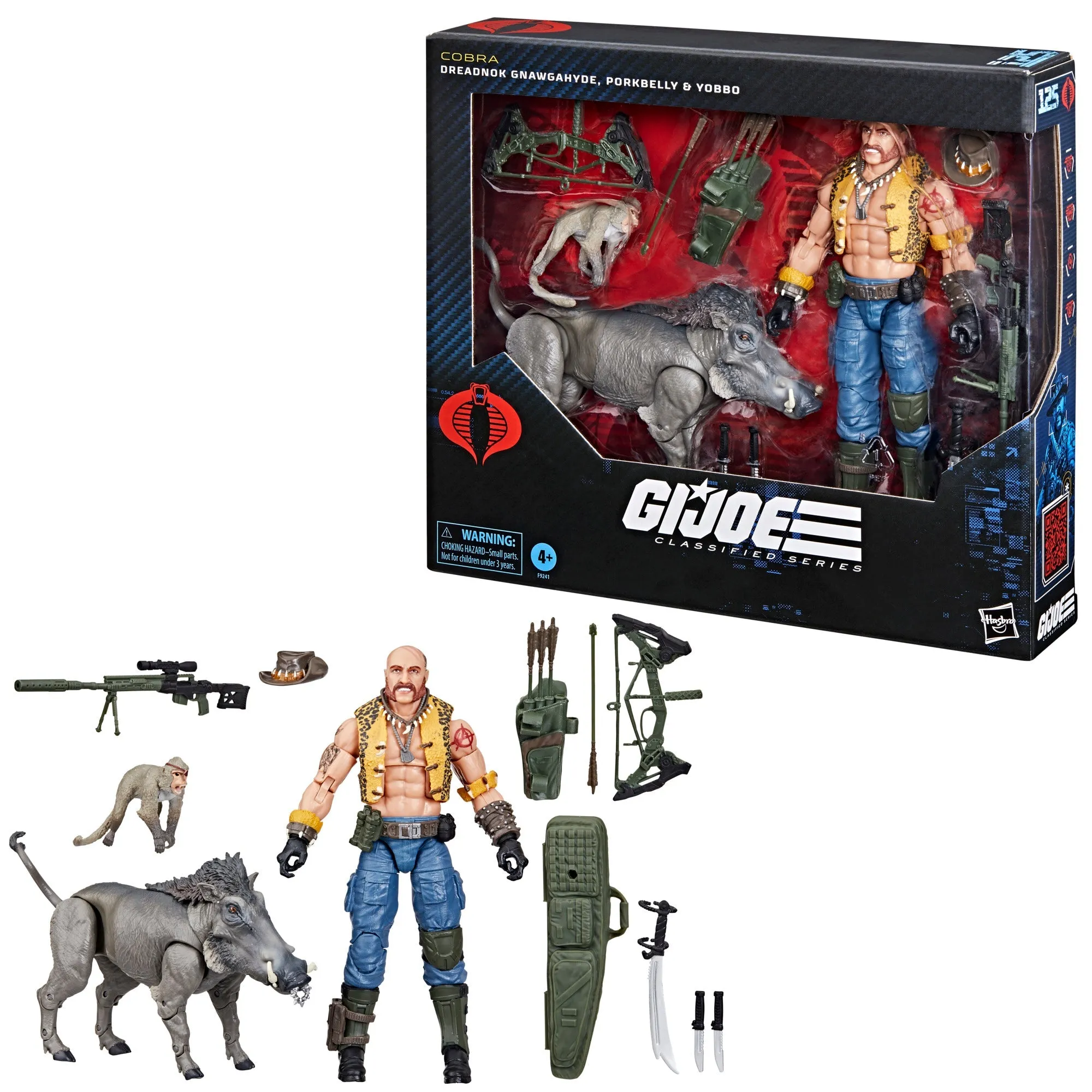G.I. Joe Classified Series #125, Dreadnok Gnawgahyde and pets Porkbelly & Yobbo