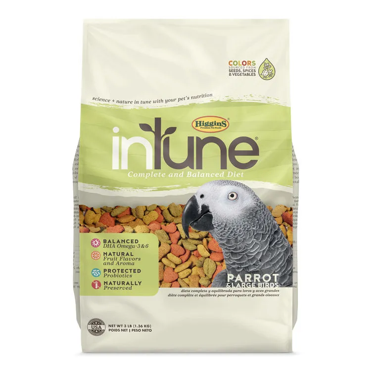 Higgins Intune Complete Diet Parrot 3 lb.