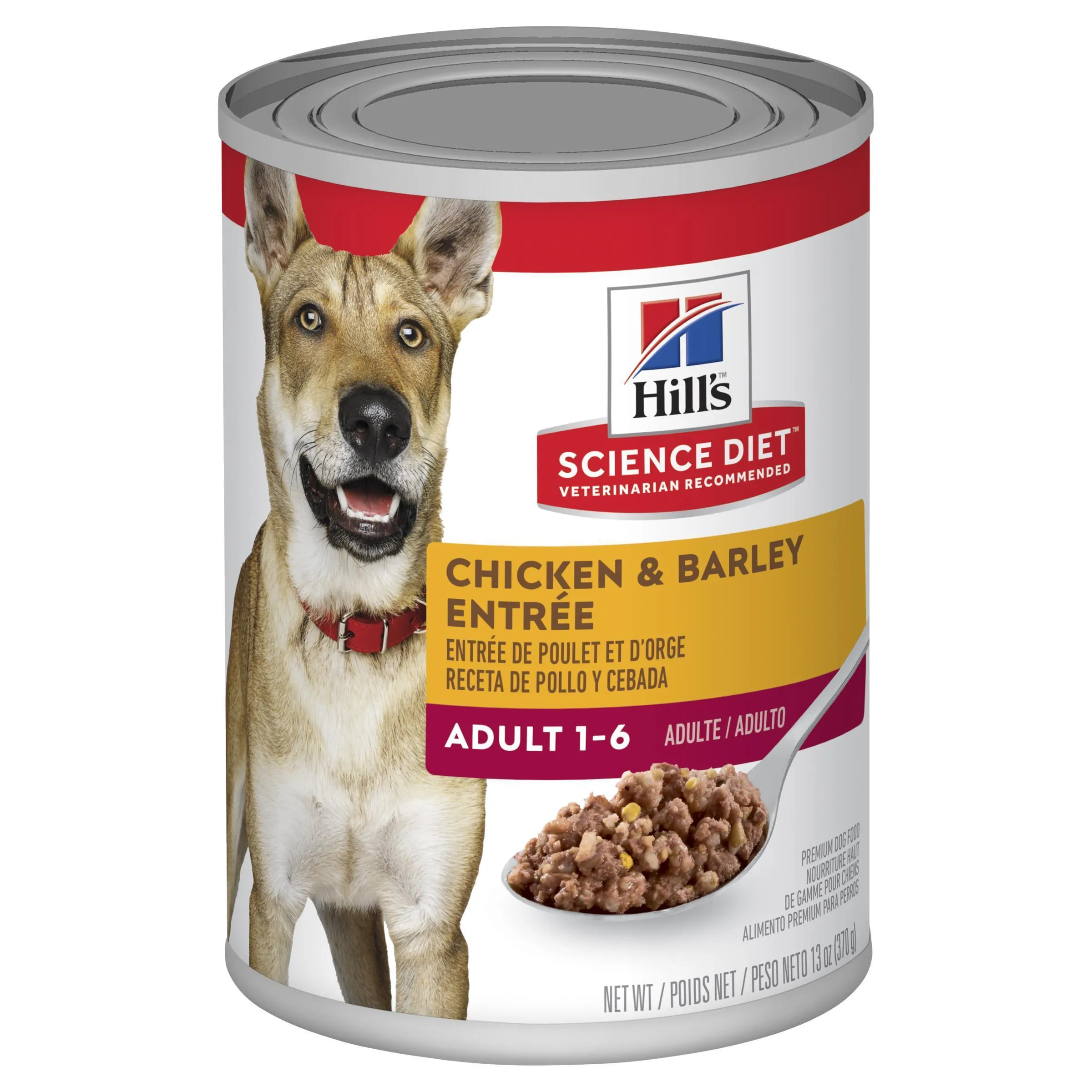 Hills Science Diet Adult Chicken and Barley Entree Canned Dog Food 370g x 12^^^