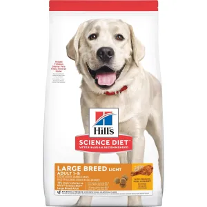 Hills Science Diet Large Breed Light Adult Dry Dog Food 12kg^^^