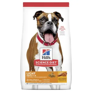Hills Science Diet Light Adult Dry Dog Food 3kg***
