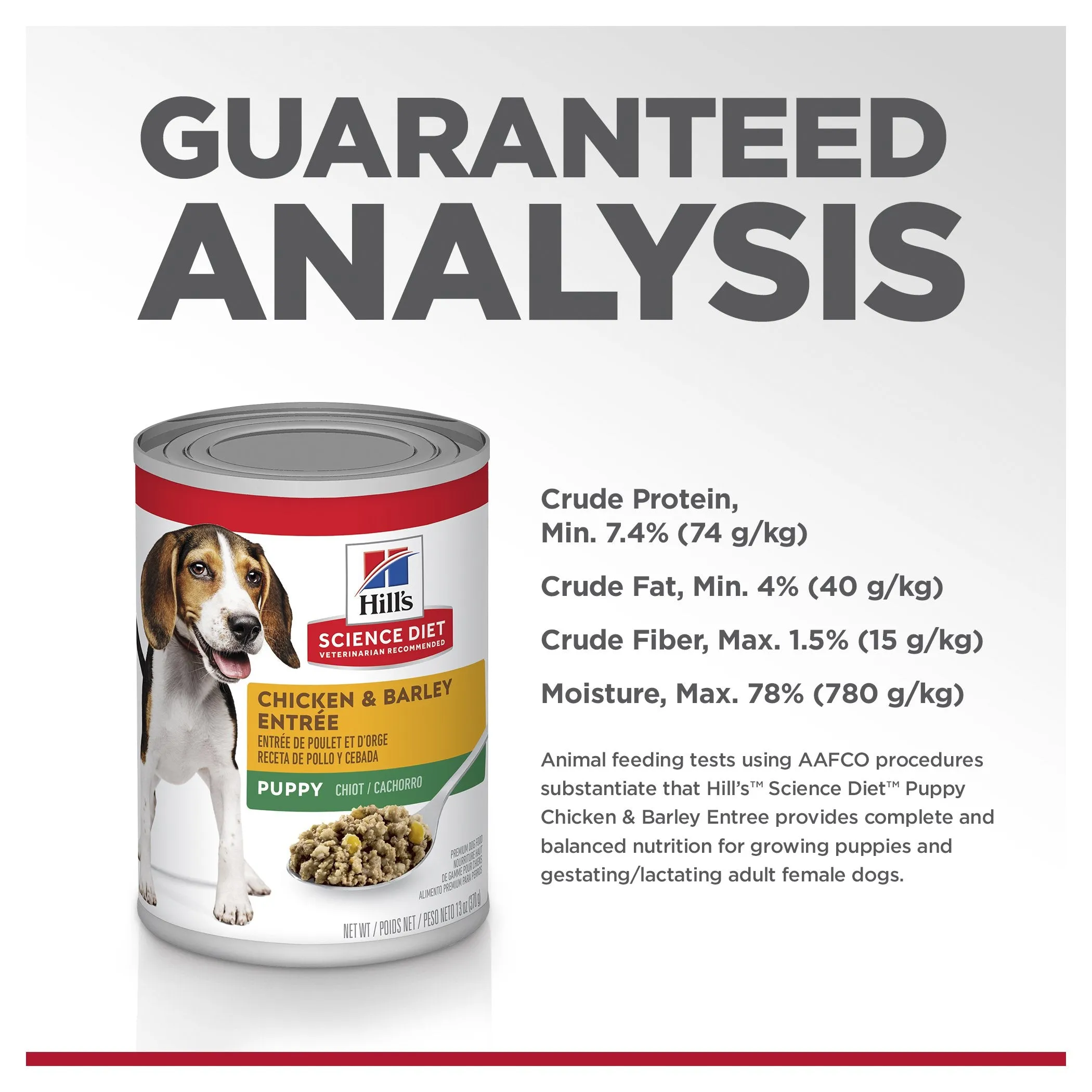 Hills Science Diet Puppy Chicken and Barley Entree Canned Dog Food 370g x 12^^^