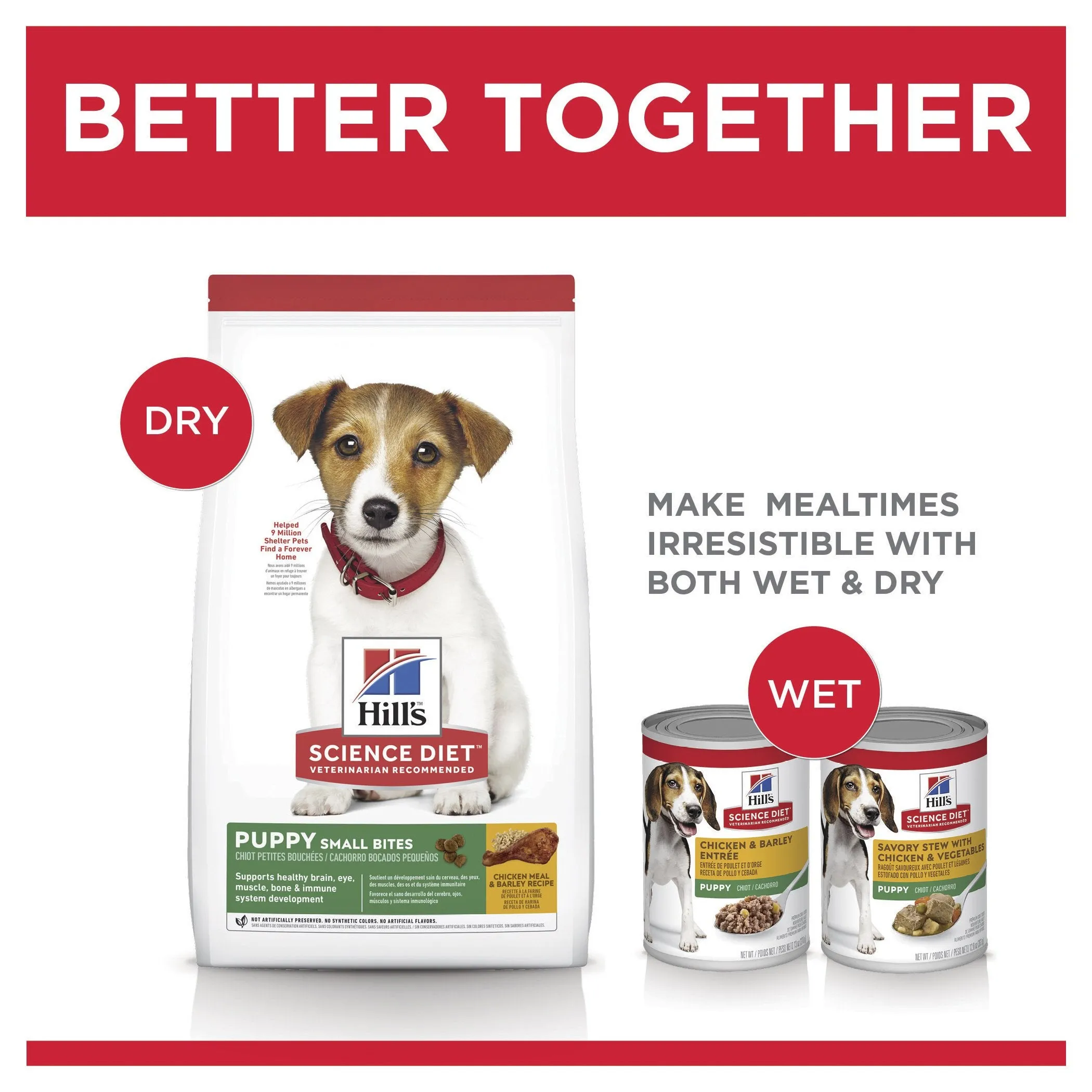 Hills Science Diet Puppy Small Bites Dry Dog Food 2kg^^^