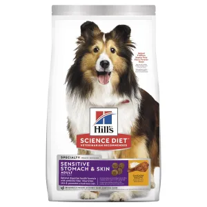 Hills Science Diet Sensitive Stomach and Skin Adult Dry Dog Food 12kg^^^
