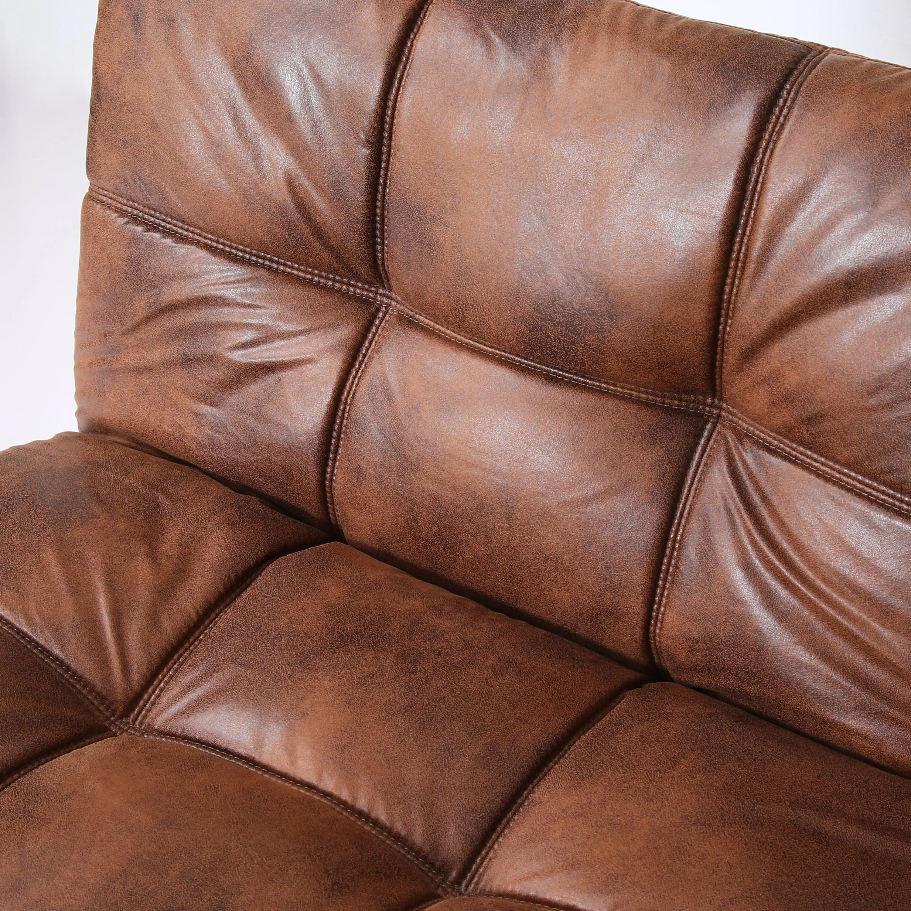 Koa Modern Convertible Memory Foam Futon Sofa Bed - Brown