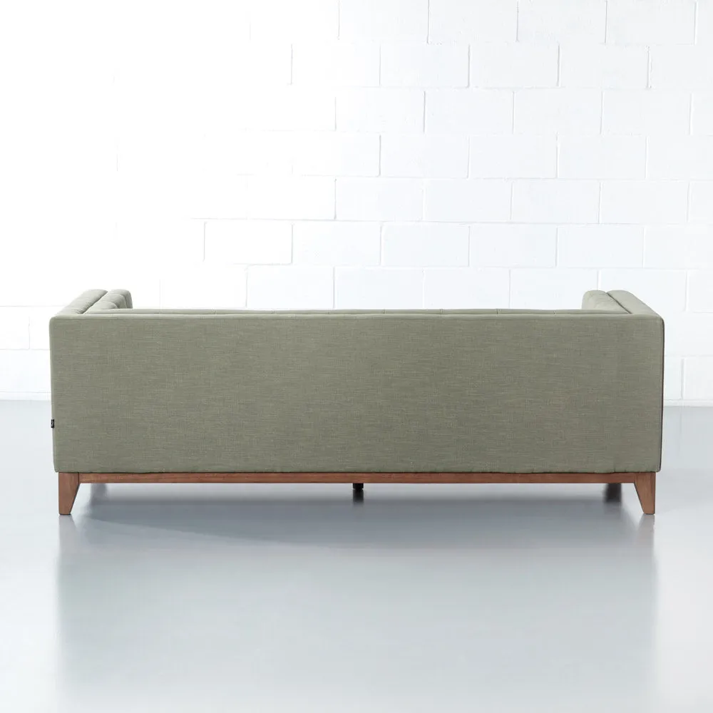 LANDON - Green Fabric Sofa