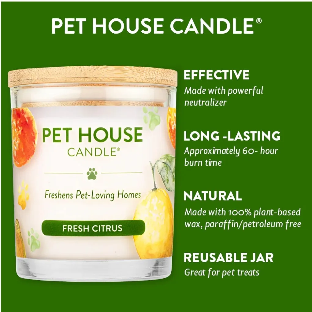 Pet House Candles & Wax Melts- Fresh Citrus