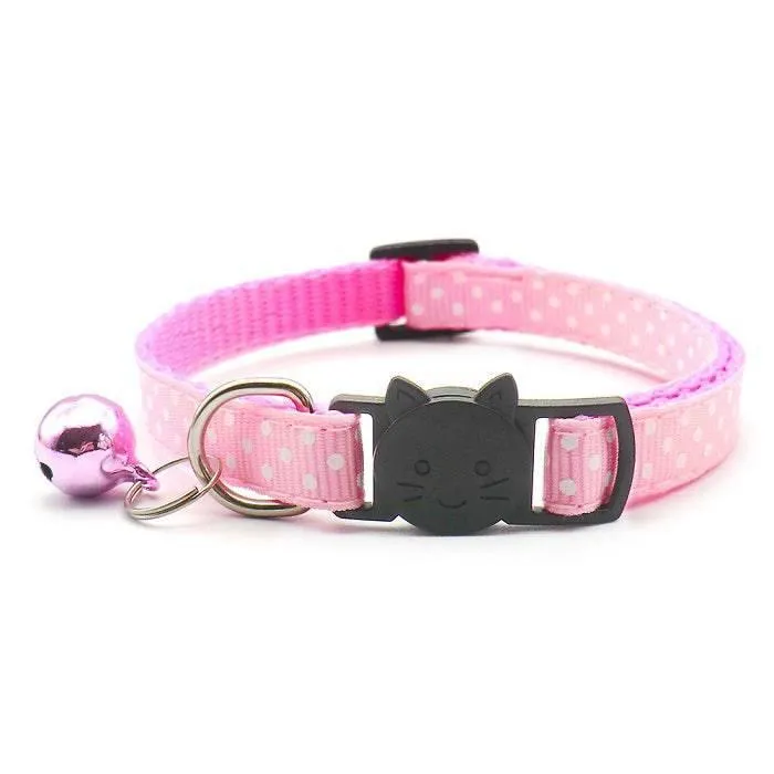 Polka Dots Breakaway Safety Cat Collar