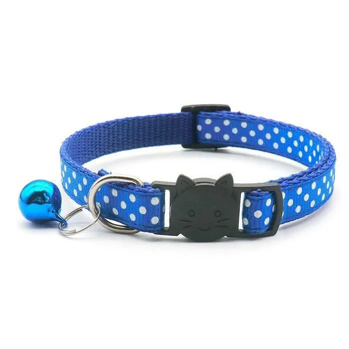Polka Dots Breakaway Safety Cat Collar