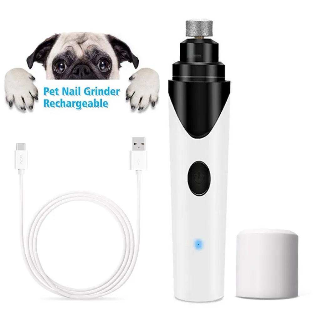 Rechargeable Painless Pet Paws Grooming File