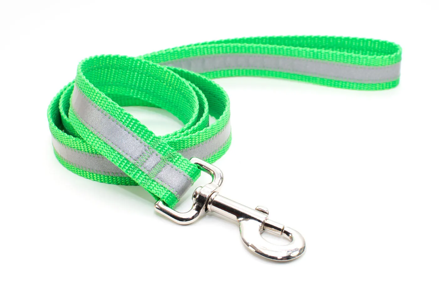 Reflective OR Solid Leashes - heavy duty webbing - made in the USA!