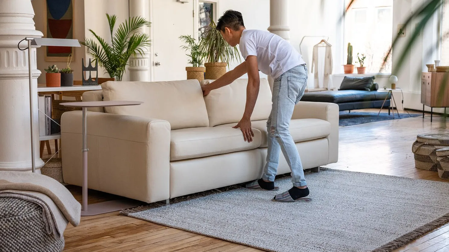 reva queen sleeper sofa - fabric