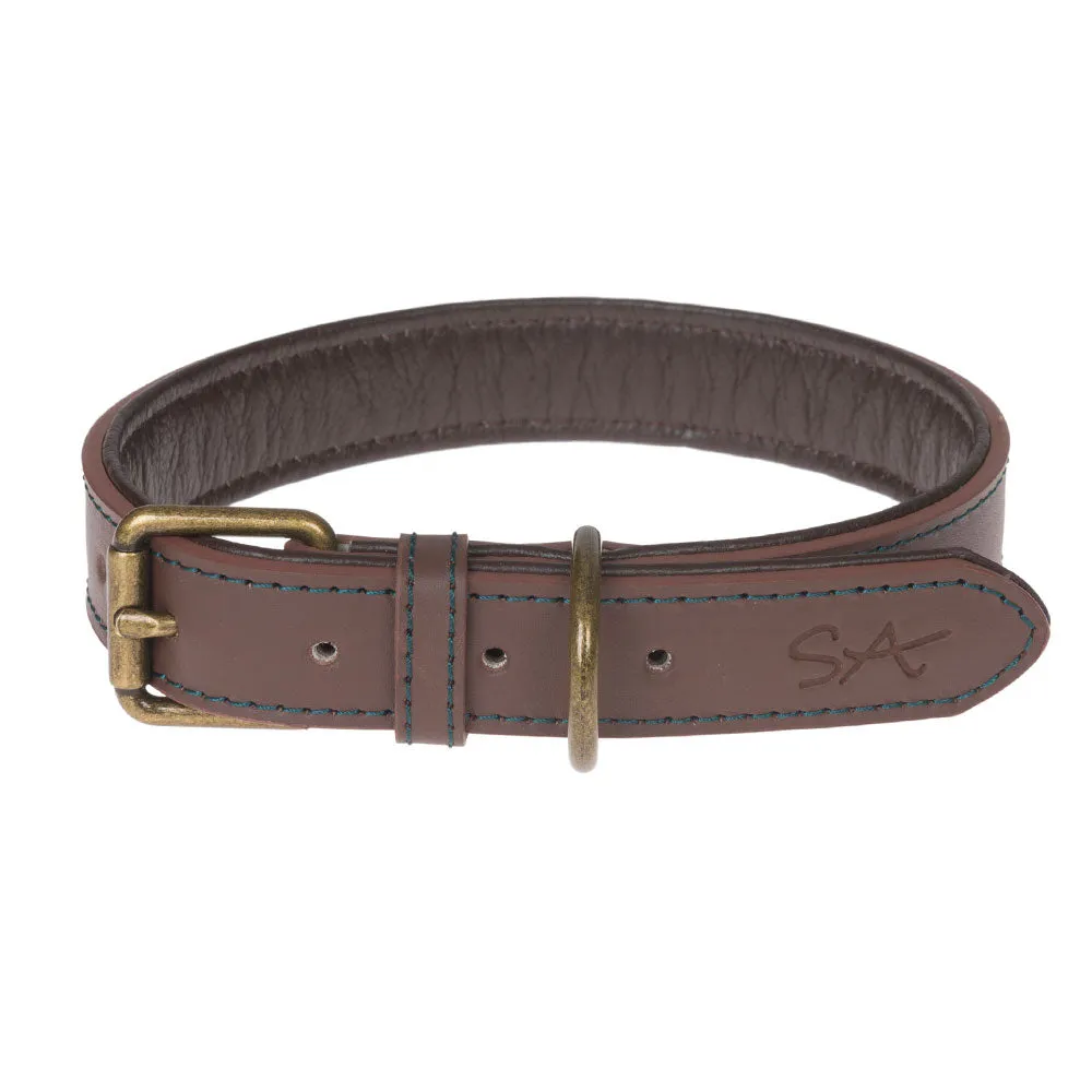 Sophie Allport leather dog collar