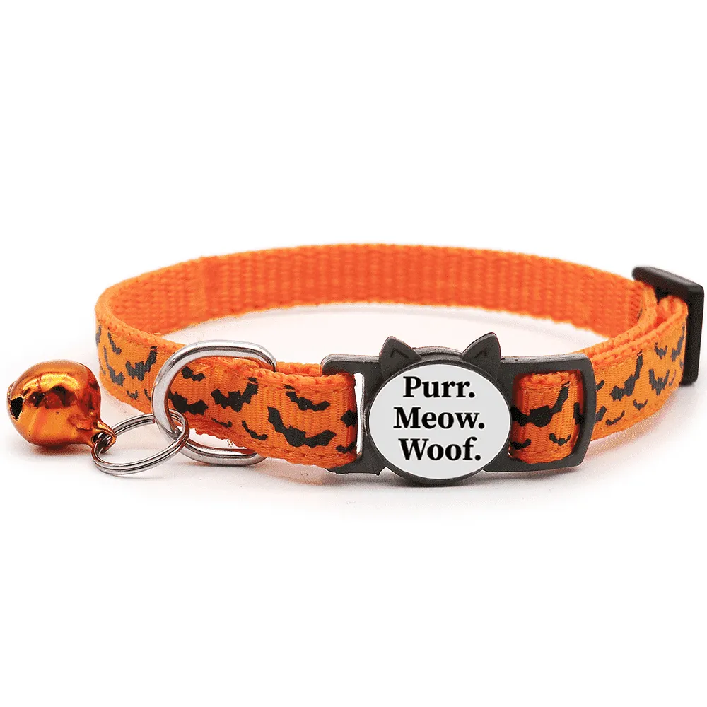 Spooky Collection Breakaway Safety Cat Collar