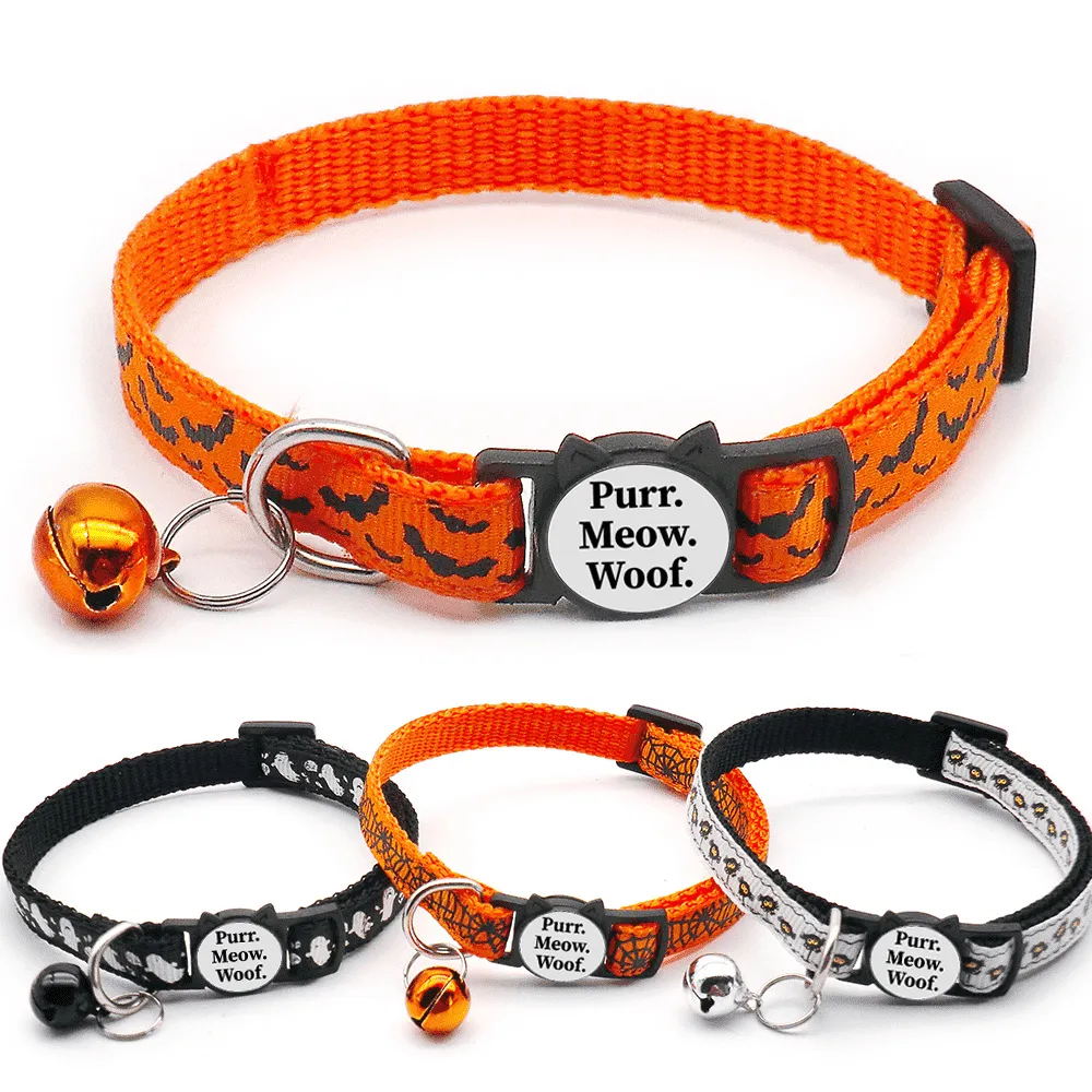 Spooky Collection Breakaway Safety Cat Collar