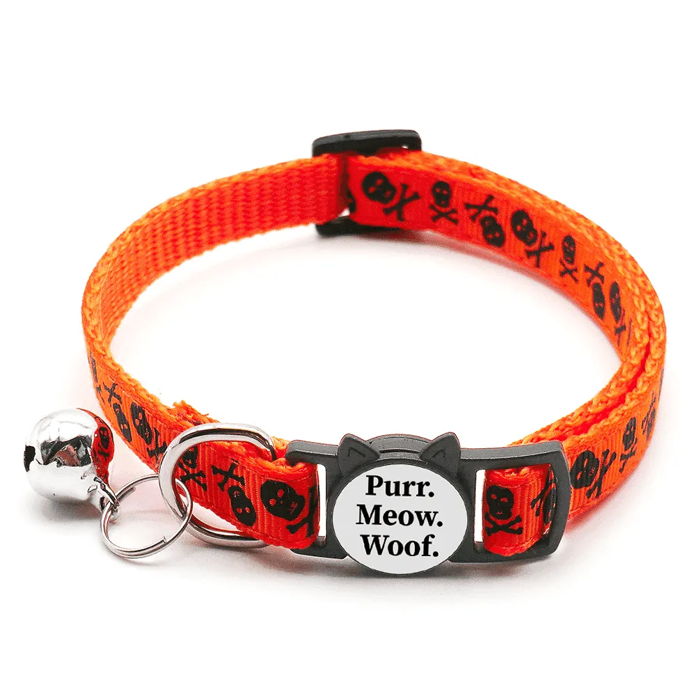 Spooky Collection Breakaway Safety Cat Collar