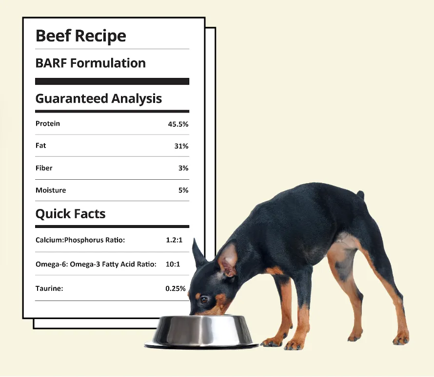 Steve's Real Food Freeze-Dried Raw Dog Food, Beef Recipe