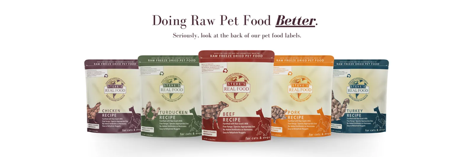Steve's Real Food Freeze-Dried Raw Dog Food, Beef Recipe