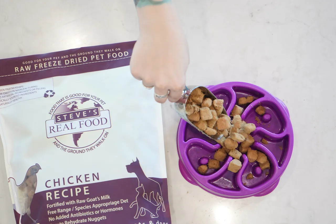 Steve's Real Food Freeze-Dried Raw Dog Food, Chicken Recipe