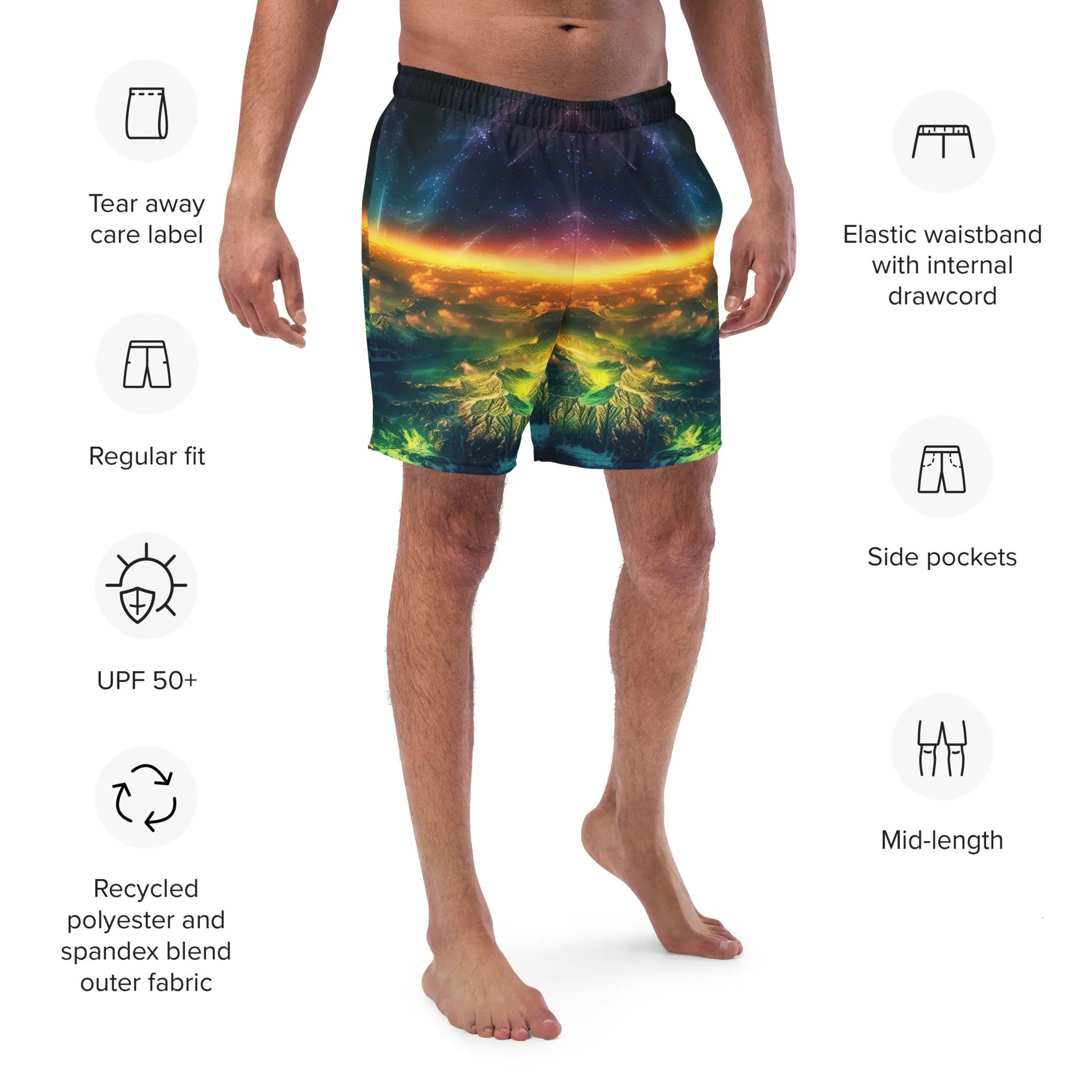 Swim Trunk From Above