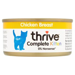 THRIVE Cat Complete Cat Can Kitten Chicken Breast 75g