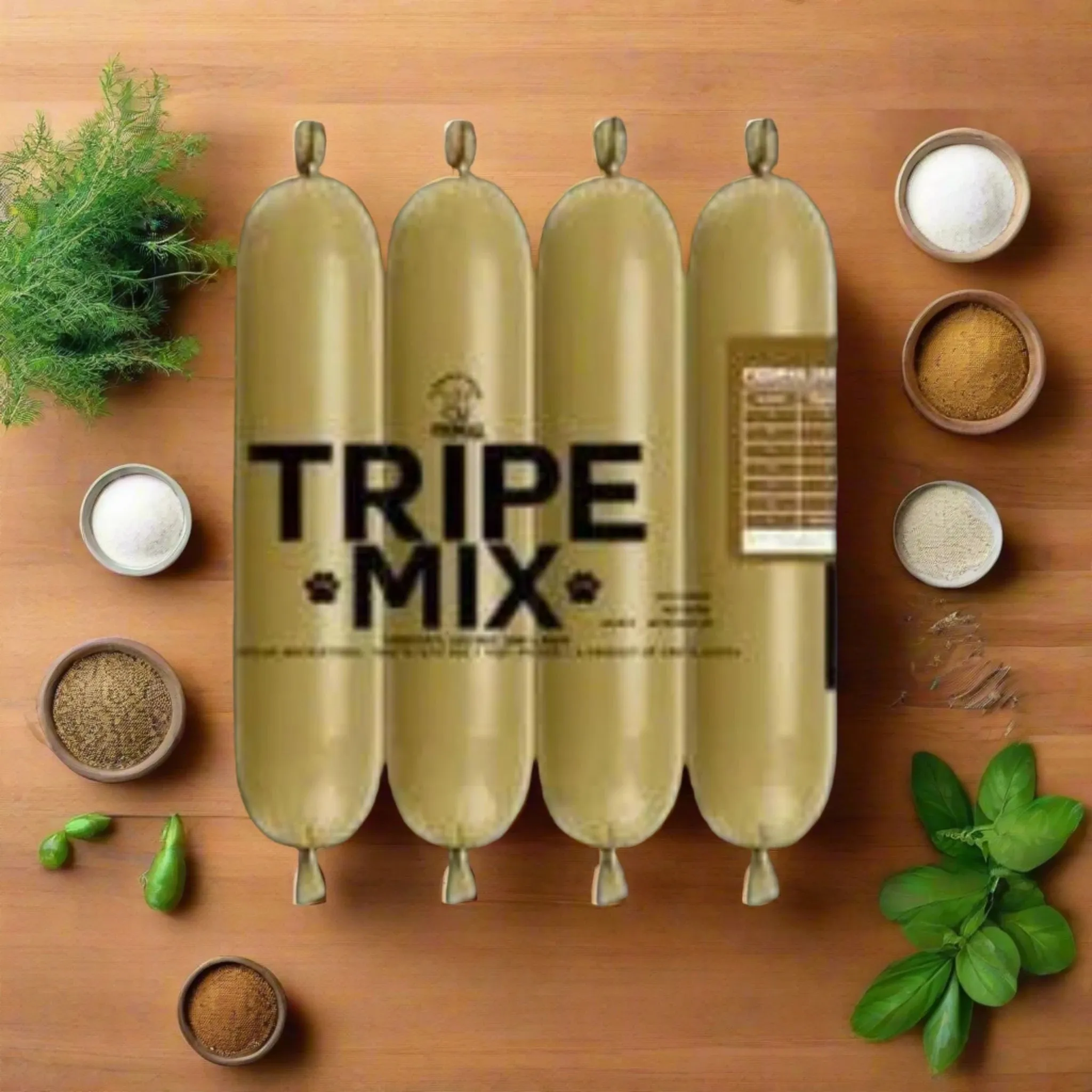 Tripe mix (a.k.a Beef Mix) - Mini's (4 x 250g rolls)